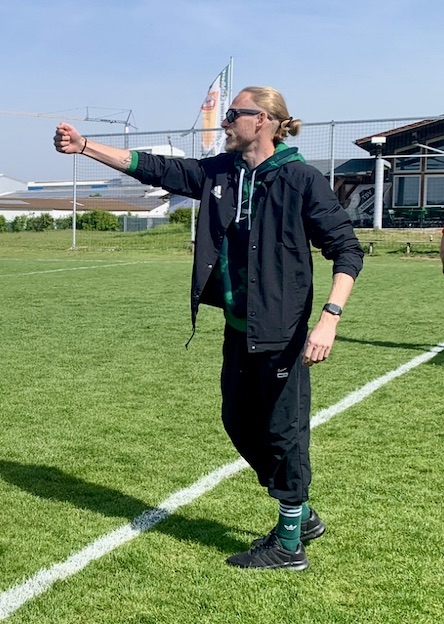 Benni Bohl auf dem Fußballplatz